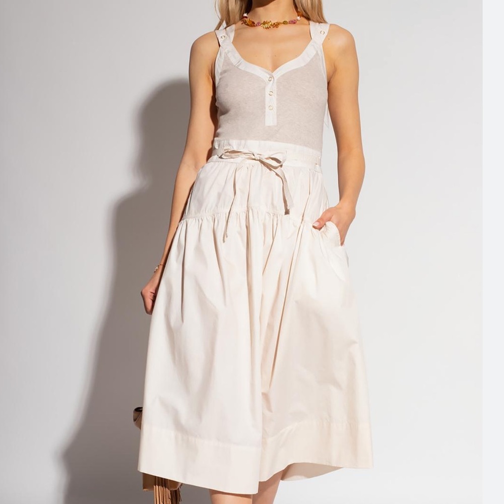 NEW Ulla Johnson Lilith Dress in Oatmeal  Size 0